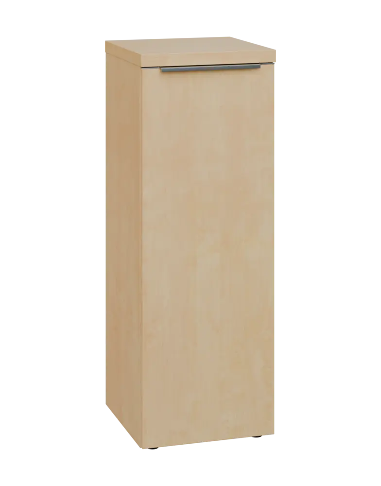 SIN 3 - 4D kancelářská skříň, 1-dveřová, pravá, 1120x400x400, bříza světlá